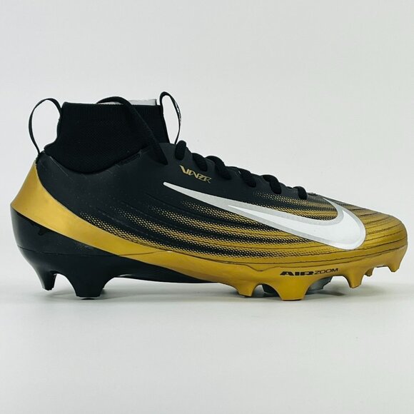 Nike Zoom Air Vapor Pro 1 'Black Metallic Gold' FB3298-003 Football size 8 - Picture 1 of 8